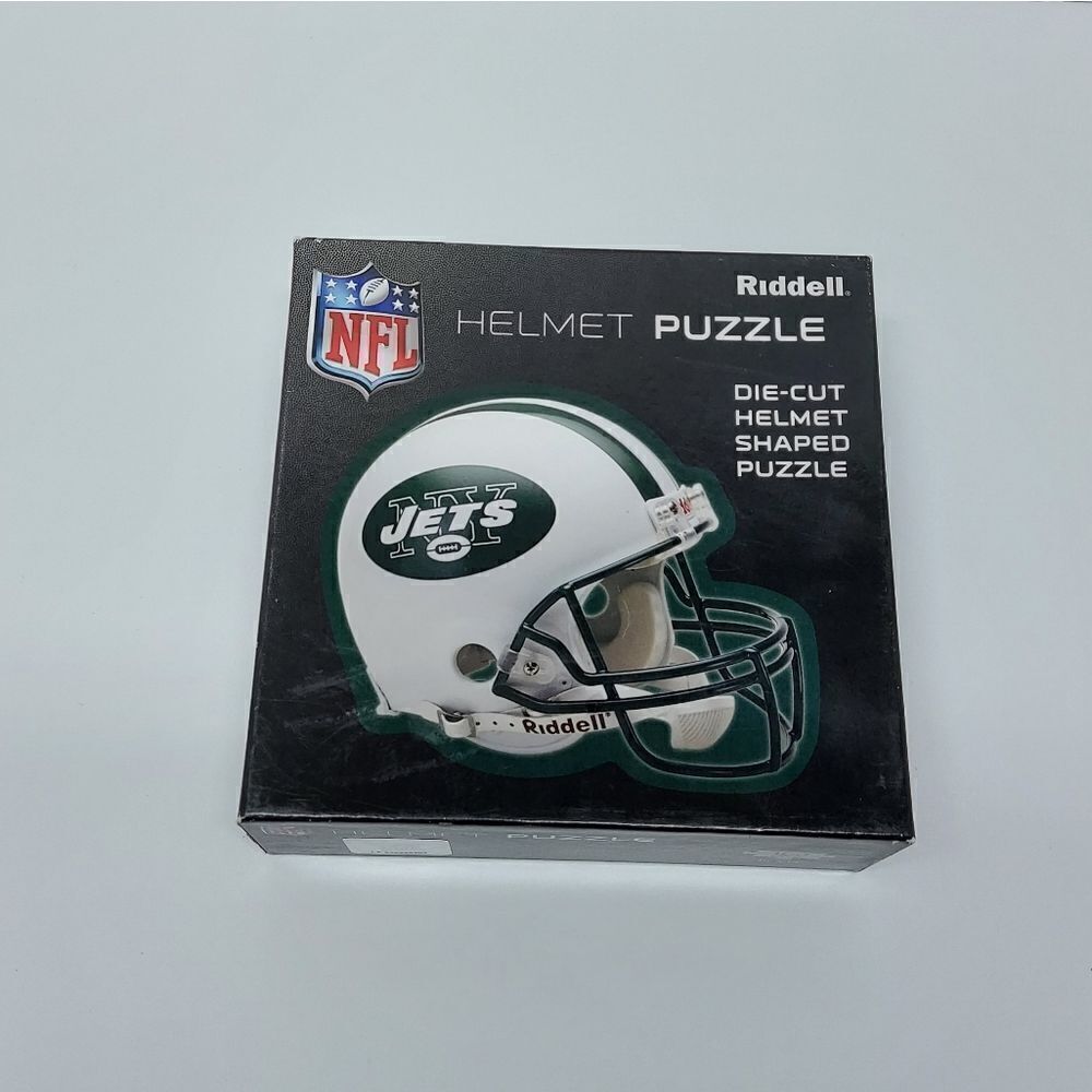 NFL New York Jets Team Die-Cut Helmet Shapped Puzzle